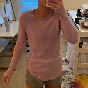 Lululemon knit purple sweater size 4
